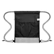 Game Time rPET Reflective Drawstring Bag | https://www.bestnamebadges.com