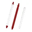 STRAIGHT LINE PEN WITH 4" RULER | https://www.bestnamebadges.com