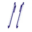 STRAIGHT LINE PEN WITH 4" RULER | https://www.bestnamebadges.com
