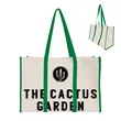 Recycled Canvas Wrap Around Tote Bag | https://www.bestnamebadges.com