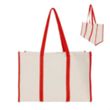 Recycled Canvas Wrap Around Tote Bag | https://www.bestnamebadges.com