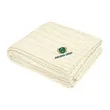 Cable Knit rPET Chenille Blanket | https://www.bestnamebadges.com
