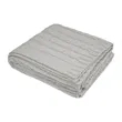 Cable Knit rPET Chenille Blanket | https://www.bestnamebadges.com