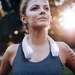 Hands-Free Rechargeable Neck Fan 2.0 | https://www.bestnamebadges.com