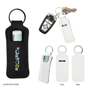 Lip Balm Holder Key Chain | https://www.bestnamebadges.com