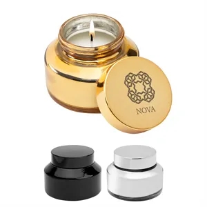 Mini Glass Candle | https://www.bestnamebadges.com