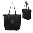 Hudson rPET Leatherette Computer Tote Bag | https://www.bestnamebadges.com