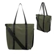 Hudson rPET Leatherette Computer Tote Bag | https://www.bestnamebadges.com