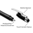 MultiClip Pen with Bottle Opener | https://www.bestnamebadges.com