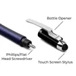 MultiClip Pen with Bottle Opener | https://www.bestnamebadges.com
