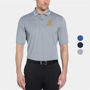 Callaway® All Over Stitched Men's Chev Polo Shirt | https://www.bestnamebadges.com