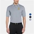 Callaway® All Over Stitched Men's Chev Polo Shirt | https://www.bestnamebadges.com