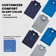 Callaway® All Over Stitched Men's Chev Polo Shirt | https://www.bestnamebadges.com