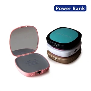 2 in 1 Mirror Power Bank