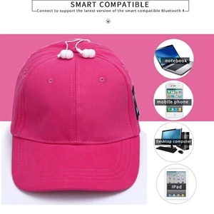 Peaked Cap with Earphones