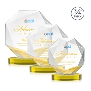Bradford VividPrint™ Award on Alberton Base - Gold | https://www.bestnamebadges.com