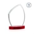 Daltry VividPrint™ Award on Alberton Base - Red | https://www.bestnamebadges.com