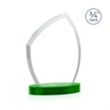 Daltry VividPrint™ Award on Alberton Base - Green | https://www.bestnamebadges.com