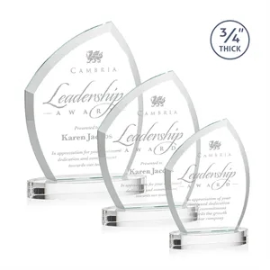 Daltry Award on Alberton Base - Clear | https://www.bestnamebadges.com