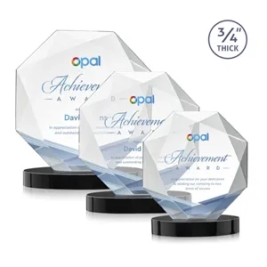 Bradford VividPrint™ Award on Alberton Base - Black | https://www.bestnamebadges.com