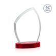Daltry Award on Alberton Base - Red | https://www.bestnamebadges.com