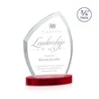 Daltry Award on Alberton Base - Red | https://www.bestnamebadges.com