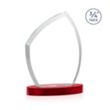 Daltry Award on Alberton Base - Red | https://www.bestnamebadges.com