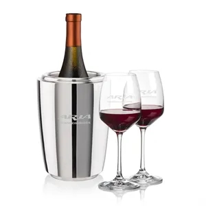 Pescara Wine Cooler & Oldham Wine Set | https://www.bestnamebadges.com