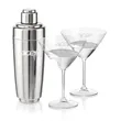 Pescara Shaker & Coleford Martini Set | https://www.bestnamebadges.com