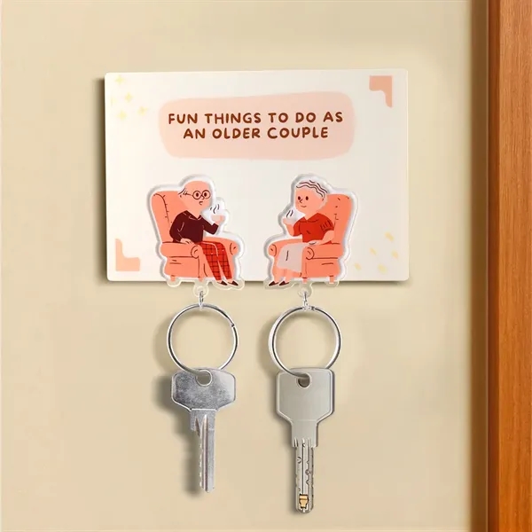 Acrylic Couples Keychains 2.5"- 5"