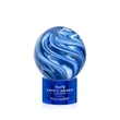 Naples Award on Marvel Base - Blue | https://www.bestnamebadges.com