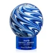 Naples Award on Marvel Base - Blue | https://www.bestnamebadges.com