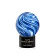 Naples Award on Marvel Base - Black | https://www.bestnamebadges.com