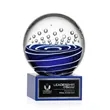 Tranquility Award on Hancock Base - Blue | https://www.bestnamebadges.com