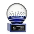 Tranquility Award on Hancock Base - Blue | https://www.bestnamebadges.com
