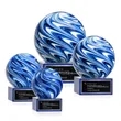 Naples Award on Hancock Base - Blue | https://www.bestnamebadges.com