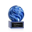 Naples Award on Hancock Base - Blue | https://www.bestnamebadges.com