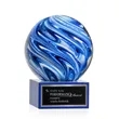 Naples Award on Hancock Base - Blue | https://www.bestnamebadges.com