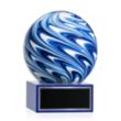 Naples Award on Hancock Base - Blue | https://www.bestnamebadges.com