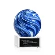 Naples Award on Hancock Base - Clear | https://www.bestnamebadges.com