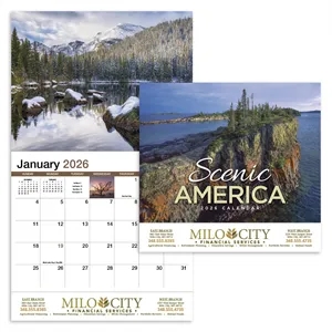 Products Scenic America® Appointment Calendar - Stapled | https://www.bestnamebadges.com