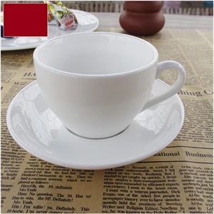Ceramic Coffee Cup with Saucer