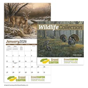 Products Wildlife Collection Appointment Calendar - Stapled | https://www.bestnamebadges.com