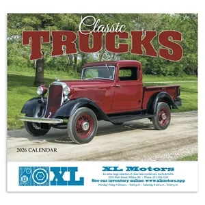 Products Classic Trucks Appointment Calendar - Stapled | https://www.bestnamebadges.com