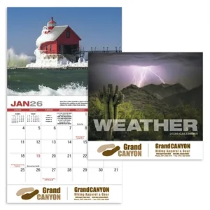 Products Weather Almanac Appointment Calendar - Stapled | https://www.bestnamebadges.com