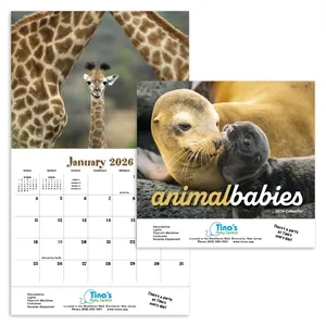Products Animal Babies Appointment Calendar - Stapled | https://www.bestnamebadges.com