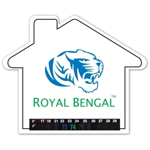 Custom House Shaped Thermo Magnet - MADE IN USA