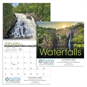 Triumph® Calendars Waterfalls Calendar | https://www.bestnamebadges.com