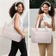 Puffer Tote Large Quilted Shoulder Bag for Work Travel | https://www.bestnamebadges.com