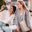 Puffer Tote Large Quilted Shoulder Bag for Work Travel | https://www.bestnamebadges.com